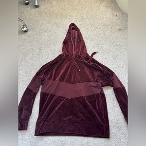 Oysho Fitness velvet sweatshirt hoodie Small